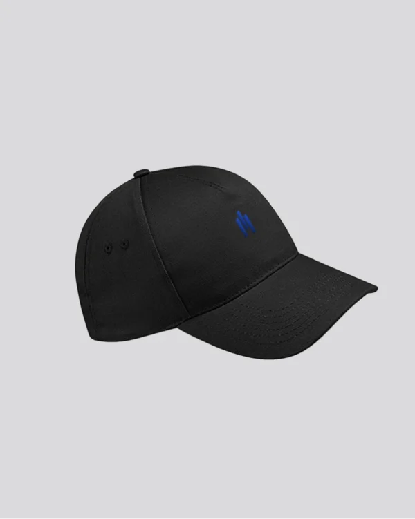 5-Panel Cap milanoschwarz </br> bestickt