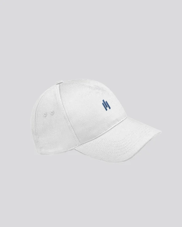 5-Panel Cap kristallweiß </br> bestickt