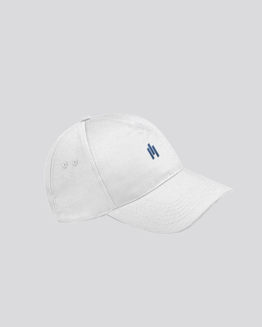 5-Panel Cap kristallweiß  bestickt