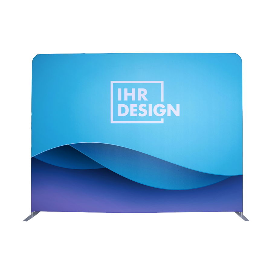 zipperwall straight 200 x 230 cm beidseitig bedruckt inkl rahmen 579f58040ca374cd813322b55ae0d49388